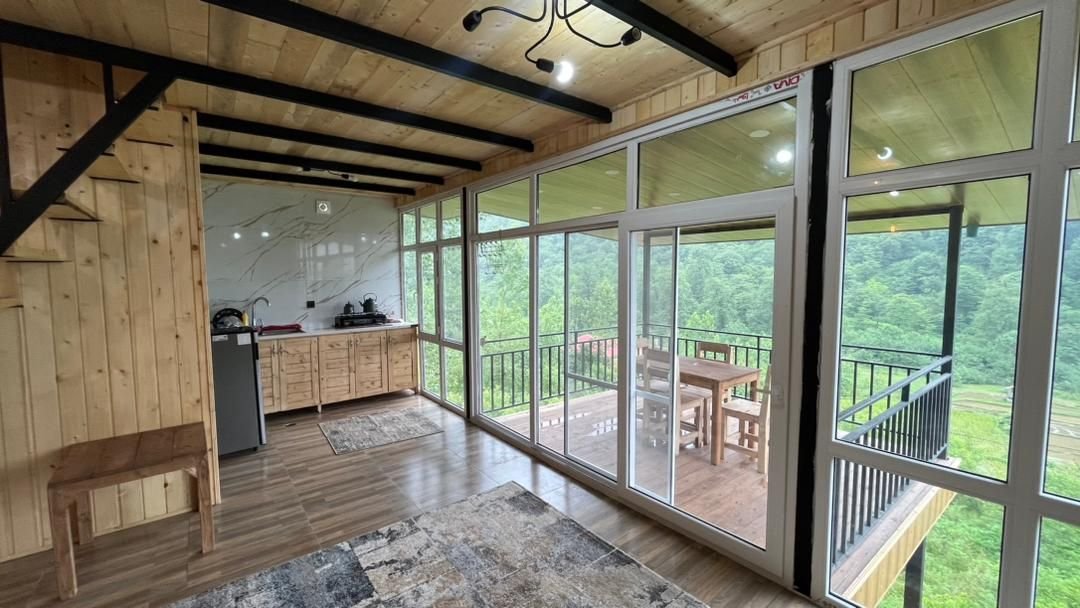 کلبه دوخوابه چوبی نِشا