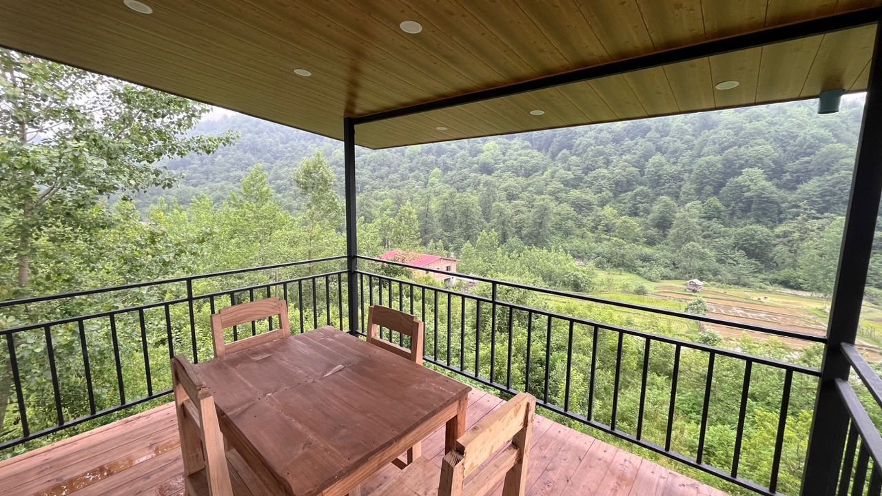 کلبه دوخوابه چوبی نِشا