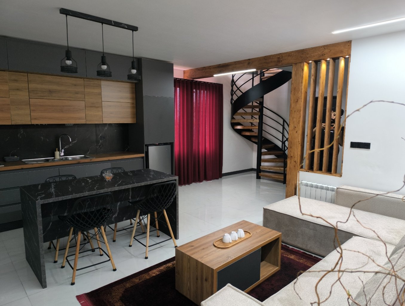 کلبه یک خوابه جکوزی دار اسکای