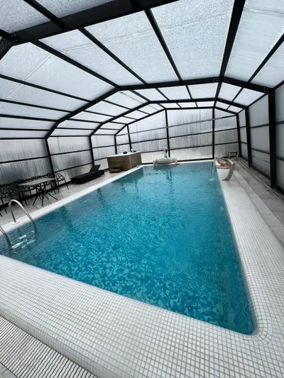 ویلا فلت استخردار آبگرم سنگاچین