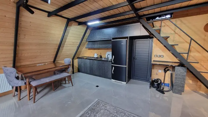 کلبه یک خوابه سوئیسی جکوزی دار هانا