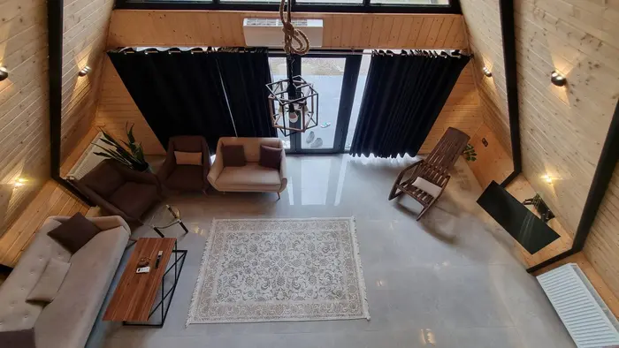 کلبه یک خوابه سوئیسی جکوزی دار هانا