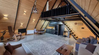 کلبه یک خوابه سوئیسی جکوزی دار هانا