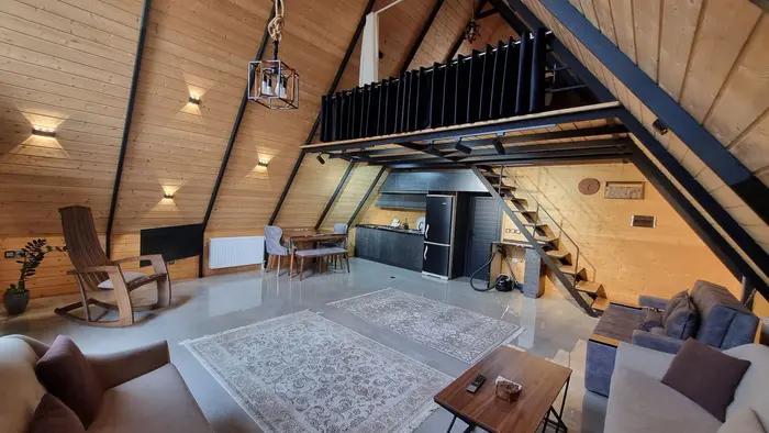 کلبه یک خوابه سوئیسی جکوزی دار هانا