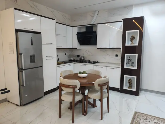 ویلا دوخوابه استخردار آبگرم وایت اند بلک - آشپزخانه