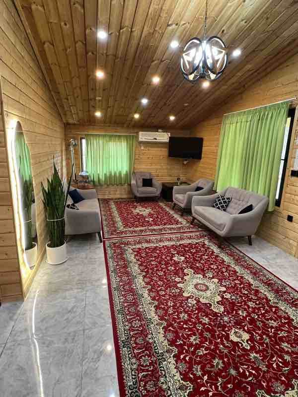 ویلا دوخوابه چوبی گردو 1