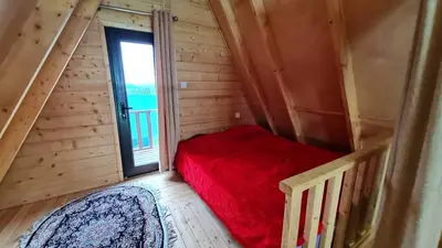 کلبه یک خوابه روستایی آهو