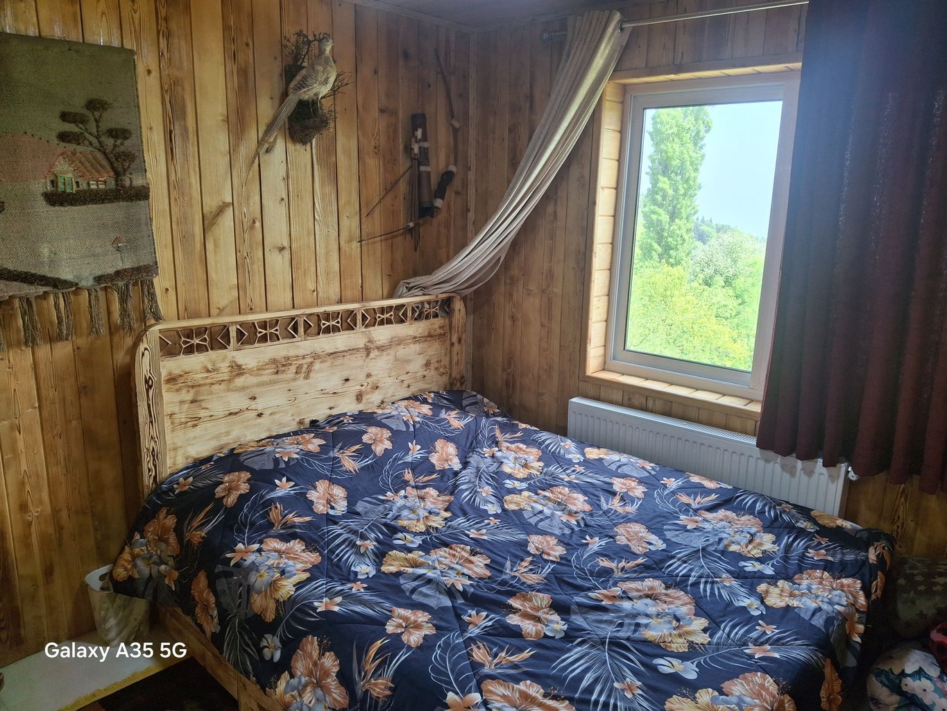 کلبه دوخوابه جکوزی دار پروانه 4 - اتاق خواب با مستر