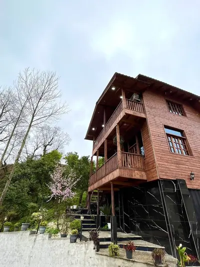 کلبه دوخوابه جکوزی دار هیرمان