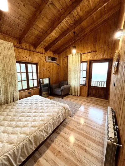 کلبه دوخوابه جکوزی دار هیرمان