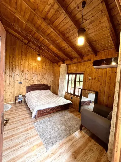 کلبه دوخوابه جکوزی دار هیرمان