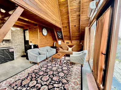 کلبه یک خوابه سوئیسی جکوزی دار الیش