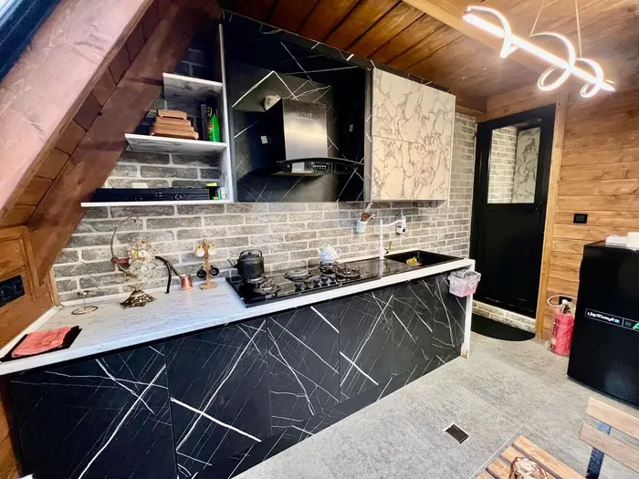 کلبه یک خوابه سوئیسی جکوزی دار الیش