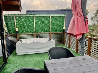 کلبه یک خوابه سوئیسی جکوزی دار الیش