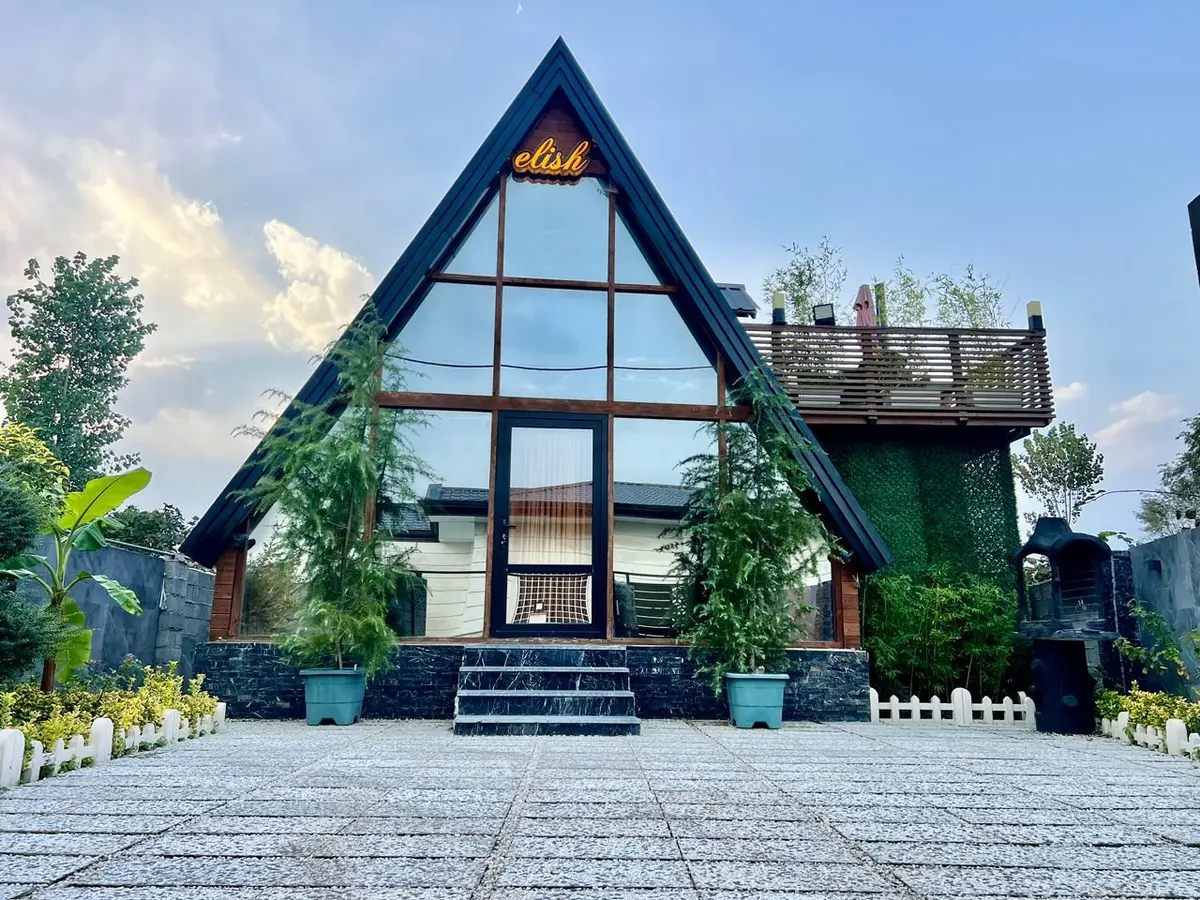 کلبه یک خوابه سوئیسی جکوزی دار الیش