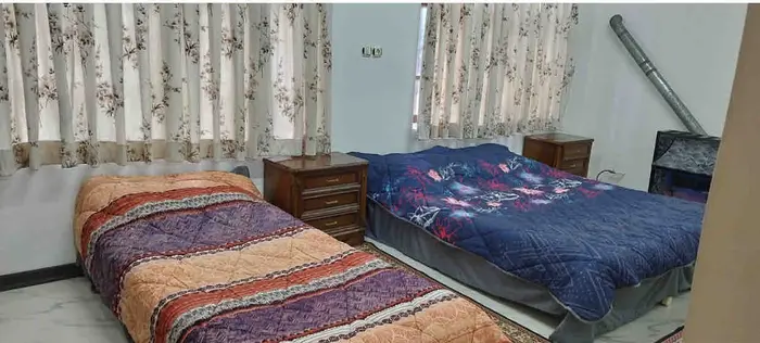 ویلا دوخوابه ذبیحی تنگدره - اتاق خواب سه نفره 