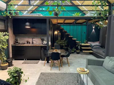 کلبه یک خوابه جنگلی توکا