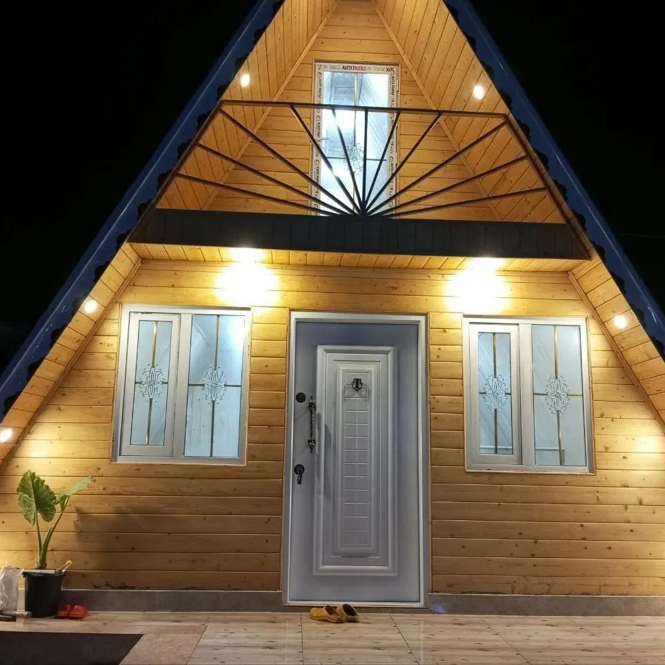 کلبه یک خوابه سوئیسی بهاری