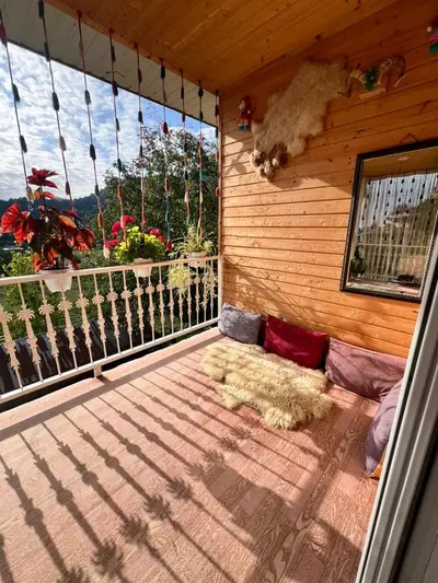 کلبه دوخوابه چوبی سام