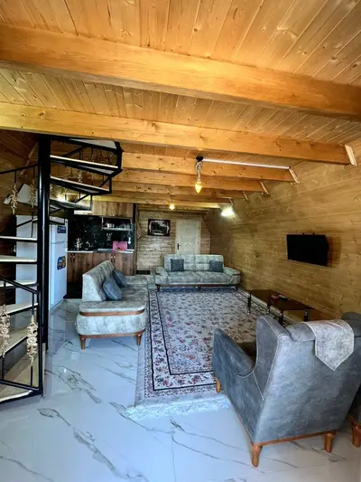 کلبه دوخوابه چوبی تقوی