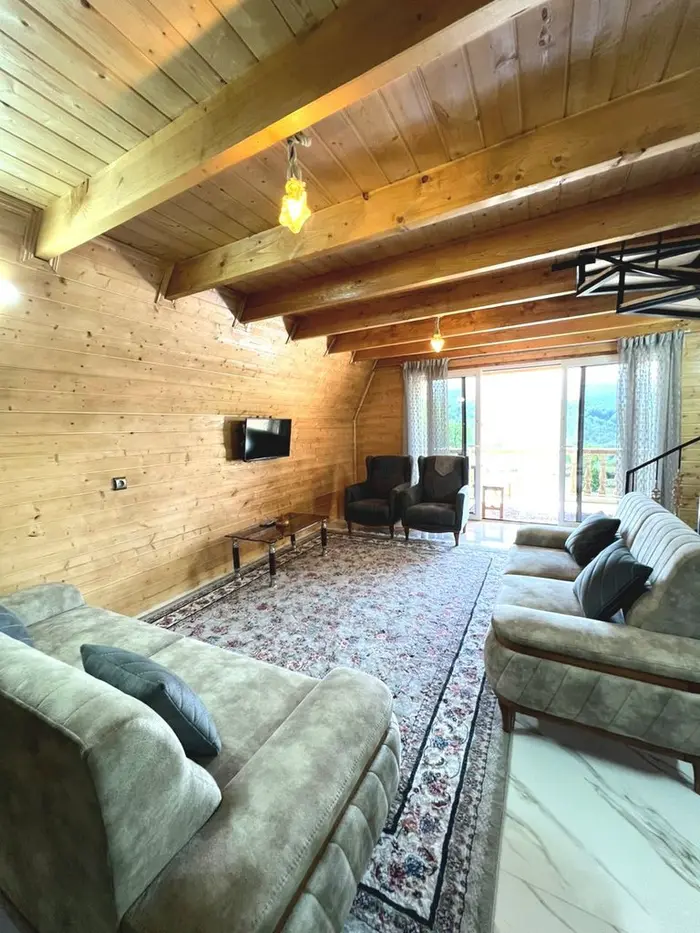 کلبه دوخوابه چوبی تقوی