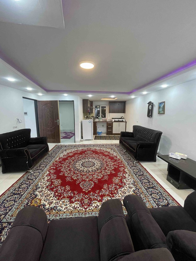 ویلا دوخوابه طبیعت 4 - پذیرایی و آشپزخانه