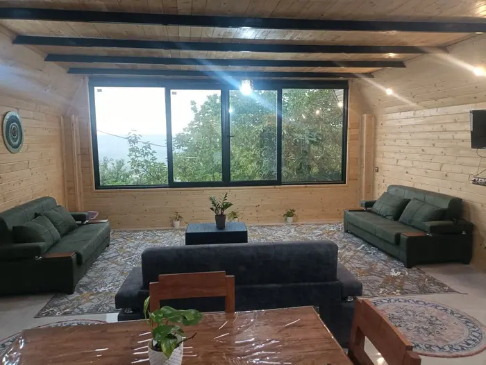 کلبه یک خوابه سوئیسی جکوزی دار واشار