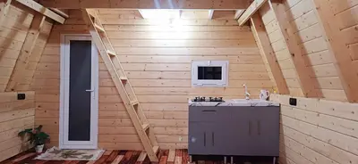 کلبه یک خوابه جنگلی بلوط 1