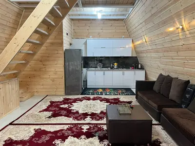 کلبه یک خوابه سوئیسی لب رودخانه فرسام