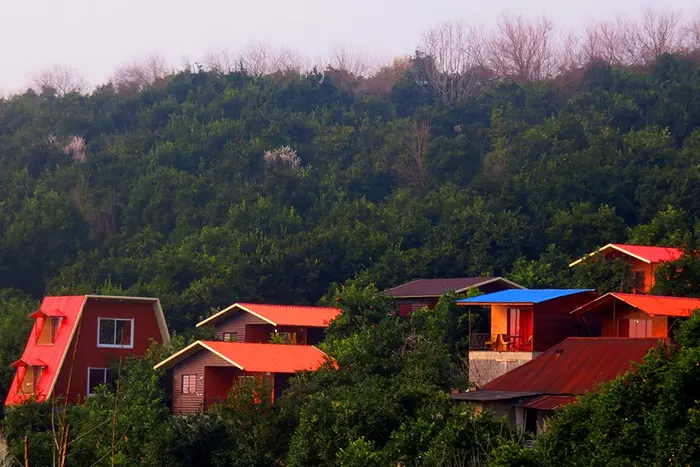 کلبه یک خوابه ملک۳ - نمای مجموعه