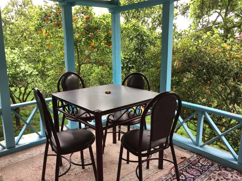 بوم گردی بام های سفالی - واحد زمرد - تراس