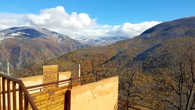 کلبه یک خوابه کوهستانی نارگل