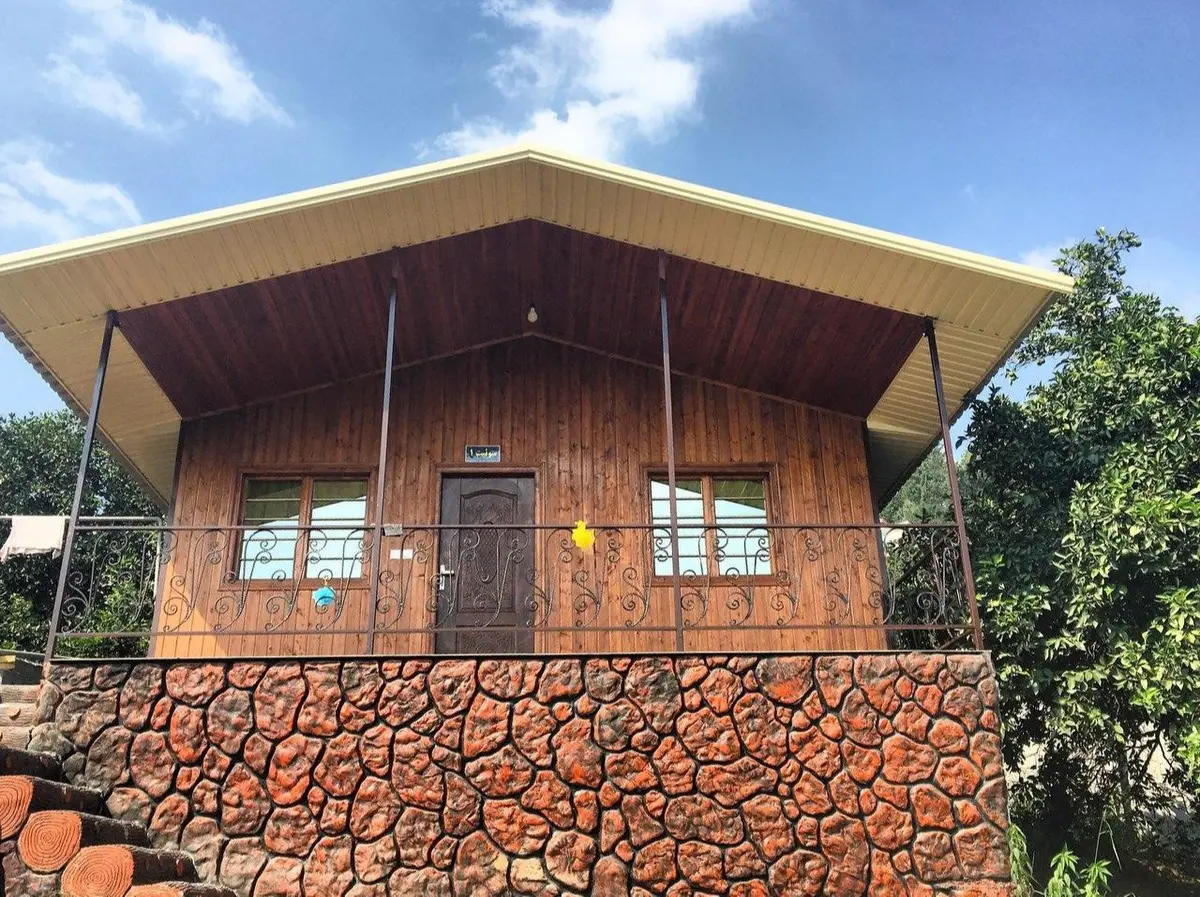 کلبه یک خوابه باغ ملک واحد 4 - نمای بیرونی کلبه