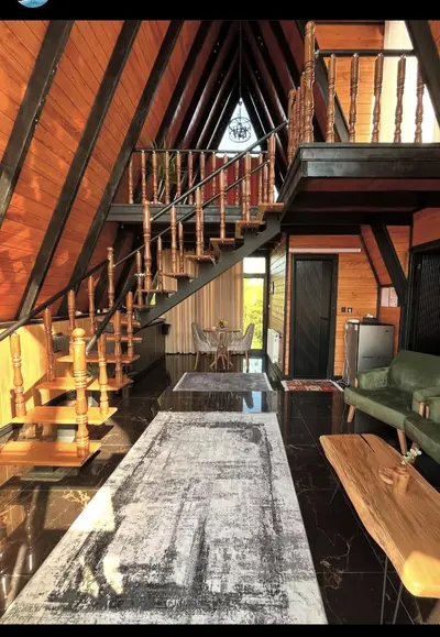 کلبه دوخوابه استخردار آبگرم مریجان