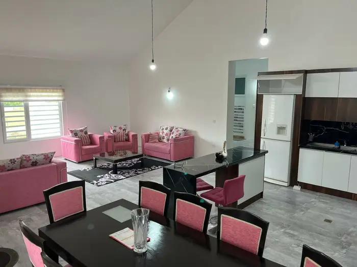 ویلا دوخوابه کوهستانی مهر - پذیرایی نمای دیگر