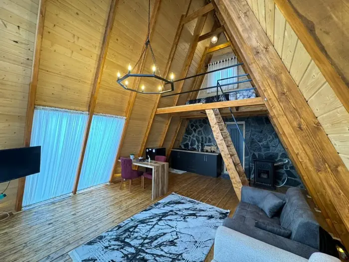 کلبه یک خوابه جنگلی جکوزی دار آلفا