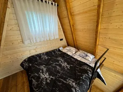 کلبه یک خوابه جنگلی جکوزی دار آلفا