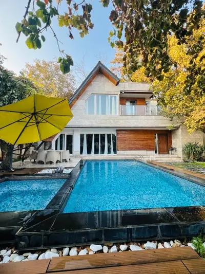 ویلا سه خوابه دوبلکس سوئیسی استخردار آبگرم دریایی