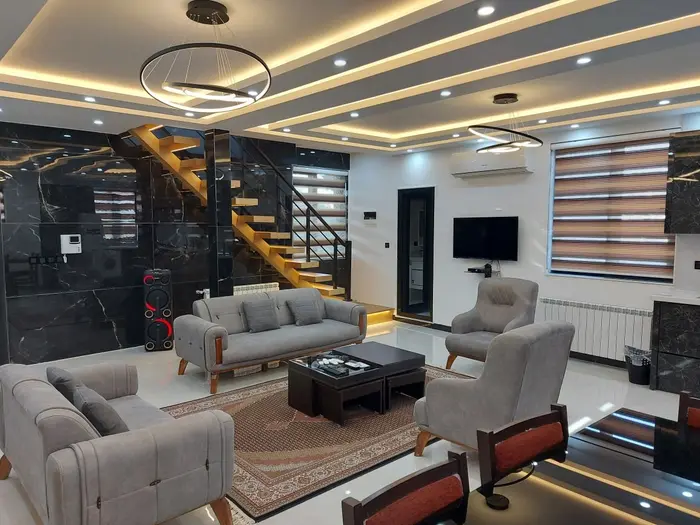 ویلا سه خوابه ساحلی استخردار آبگرم سام