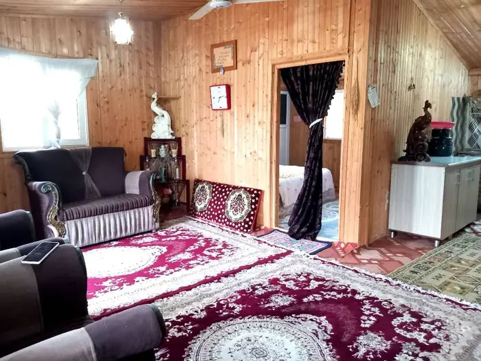 کلبه یک خوابه چوبی هلیا