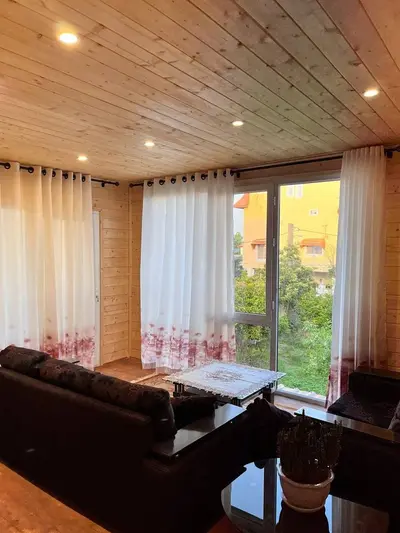 کلبه دوخوابه چوبی دوبلکس شعبانی