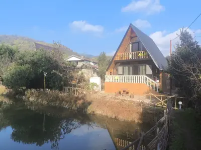 کلبه یک خوابه سوئیسی نگین دریاچه