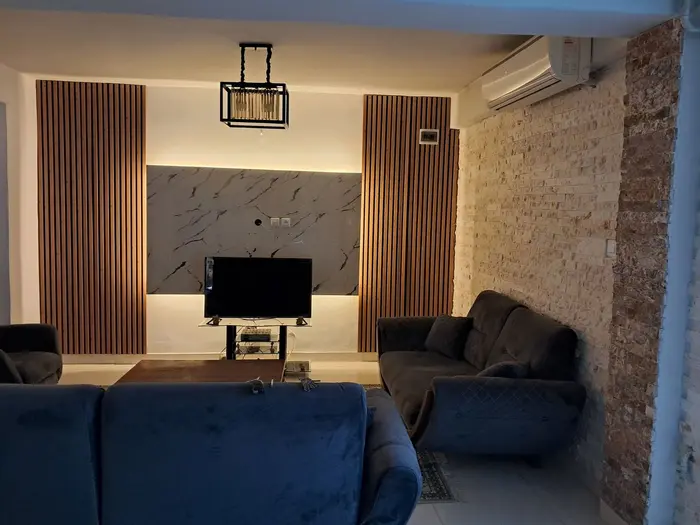 ویلا دوخوابه استخردار آبگرم اسکله - پذیرایی