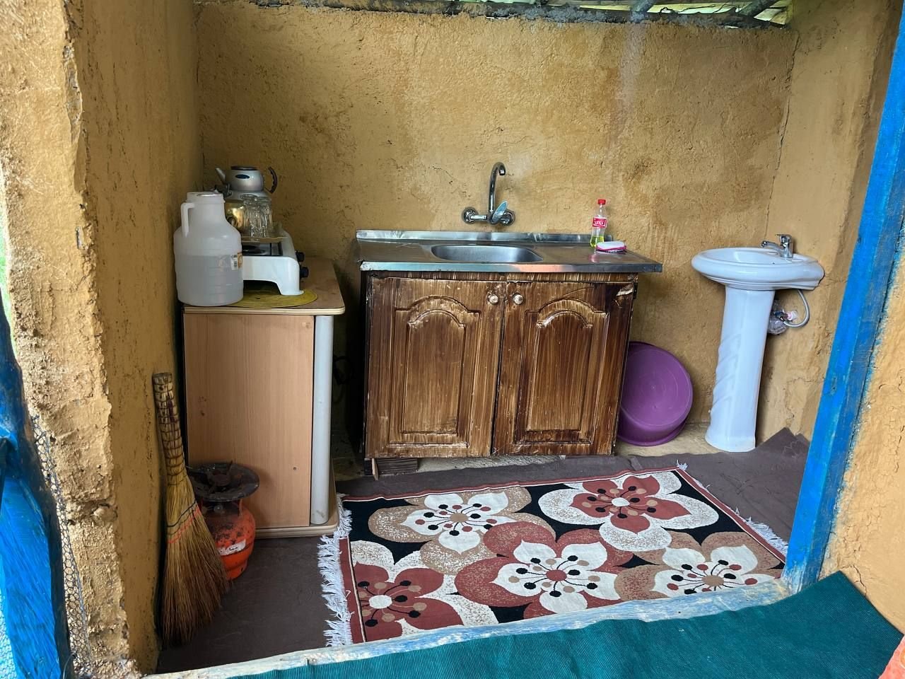 کلبه فلت جنگلی میان رز