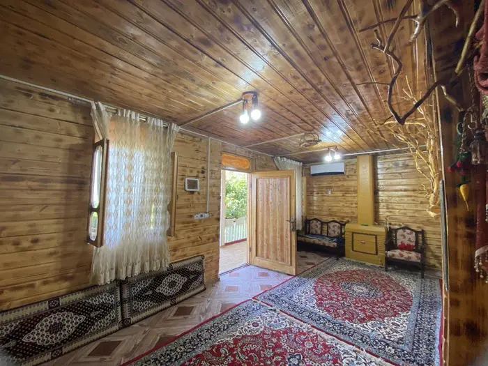 کلبه یک خوابه چوبی عمو کوروش