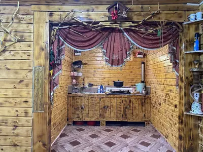 کلبه یک خوابه چوبی عمو کوروش