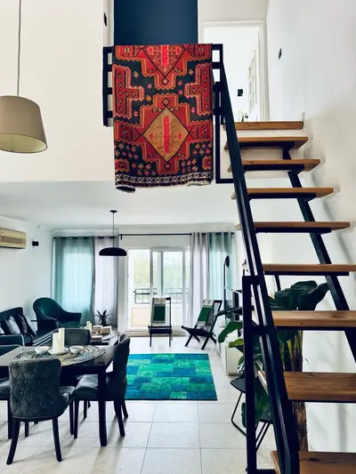 آپارتمان دوخوابه دوبلکس بوهو شهرک صدف