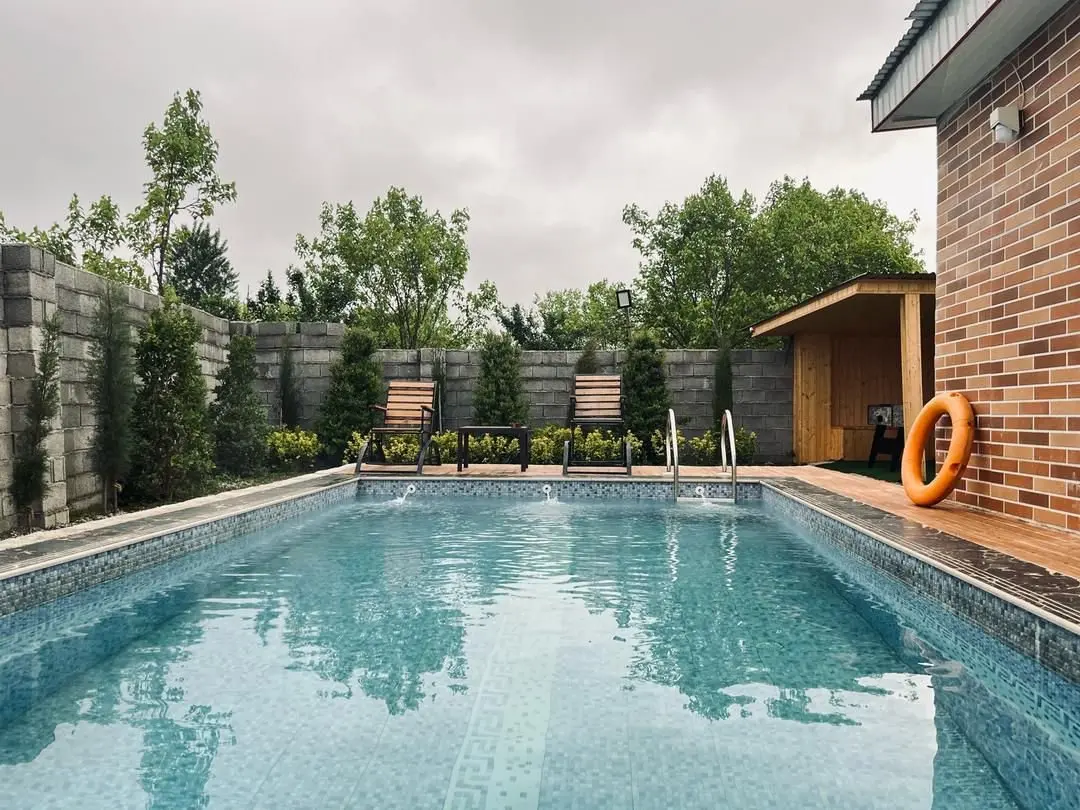 ویلا دوخوابه استخردار آبگرم باغ یارا