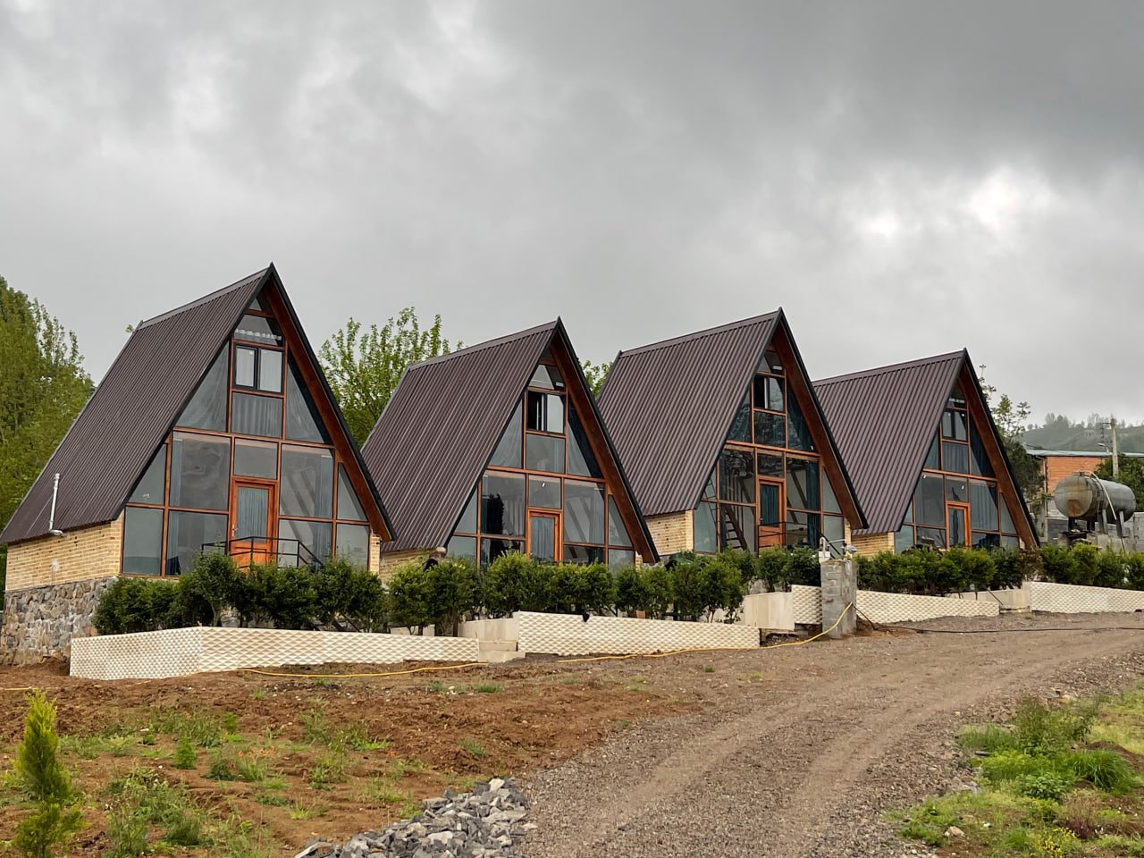 یک خوابه دوبلکس سوئیسی جنگلی کاووس کبریا