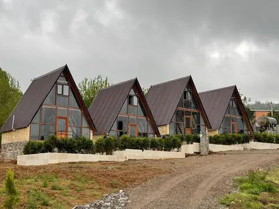 کلبه یک خوابه دوبلکس سوئیسی جنگلی کاووس کبریا